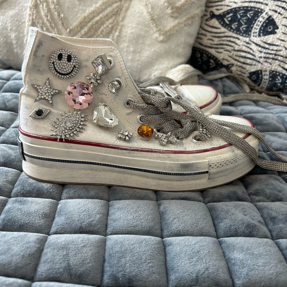 Free People Sneakers Nan-ku couture high tops size 38